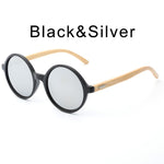Wooden Round Sunglasses Men Women Fashion Sun Glasses Brand Designer Retro Vintage Wood Gafas Handmade Bamboo Sunglasses