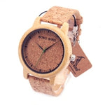 BOBO BIRD Watches Bamboo Couple Clocks Analog Display Bamboo Material Handcrafted Timepieces Wooden Watch Men Made in China