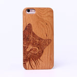 For iPhone 6 6S 6Plus 7 7Plus 8 8Plus X XS Max Ocean Wave Wood Case For SAMSUNG Galaxy S7 Edge S8 plus S9 S9 Plus  Fundas