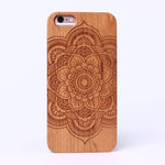 For iPhone 6 6S 6Plus 7 7Plus 8 8Plus X XS Max Ocean Wave Wood Case For SAMSUNG Galaxy S7 Edge S8 plus S9 S9 Plus  Fundas