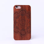 For iPhone 6 6S 6Plus 7 7Plus 8 8Plus X XS Max Ocean Wave Wood Case For SAMSUNG Galaxy S7 Edge S8 plus S9 S9 Plus  Fundas
