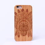 For iPhone 6 6S 6Plus 7 7Plus 8 8Plus X XS Max Ocean Wave Wood Case For SAMSUNG Galaxy S7 Edge S8 plus S9 S9 Plus  Fundas