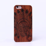 For iPhone 6 6S 6Plus 7 7Plus 8 8Plus X XS Max Ocean Wave Wood Case For SAMSUNG Galaxy S7 Edge S8 plus S9 S9 Plus  Fundas