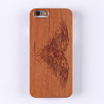 For iPhone 6 6Plus 7 7Plus 8 8Plus XS Max  King Queen Crown World Map Praying Real Wood Phone Case For SAMSUNG S7 Edge S9 Plus