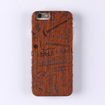For iPhone 6 6Plus 7 7Plus 8 8Plus XS Max  King Queen Crown World Map Praying Real Wood Phone Case For SAMSUNG S7 Edge S9 Plus