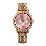BOBO BIRD Women Watches Luxury Chronograph Date Quartz Watch Luxury Versatile Ladies Wooden Timepieces Accept Logo Drop Shipping