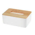 Plastic Tissue Box New Brand Modern Wooden Cover Paper with Oak Home Car Napkins Holder Case Home Organizer Decoration Tools