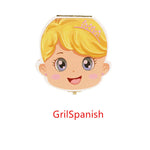 Tooth Box Storage Portuguese/ English/ Spanish /Russian/ French/ Italian/Text Baby Boy Girl Wood Case Milk Teeth Organizer