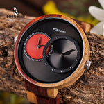 Multiple Time Zone BOBO BIRD Wooden Watch Men Women Fashion Stylish Wood Wristwatch Timepiece relogio masculino L-R10