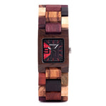 BOBO BIRD 25mm Small Women Watches Wooden Quartz Wrist Watch Timepieces Best Girlfriend Gifts Relogio Feminino in wood Box